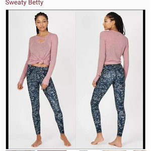 Sweaty Betty Full Length Floral Print Leggings XS